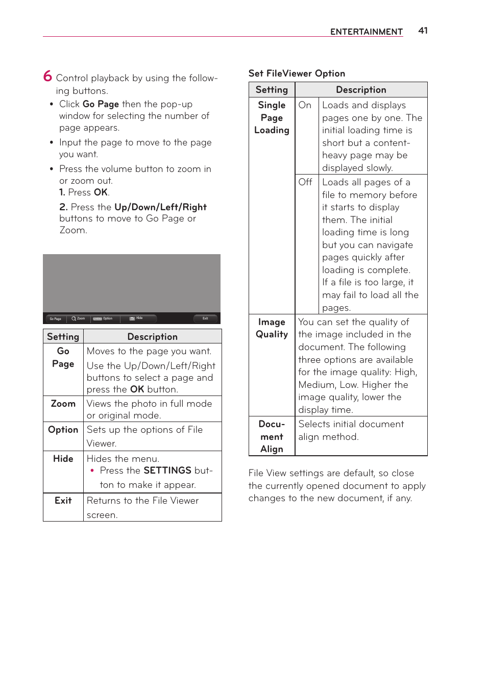 LG PB61U User Manual | Page 41 / 67