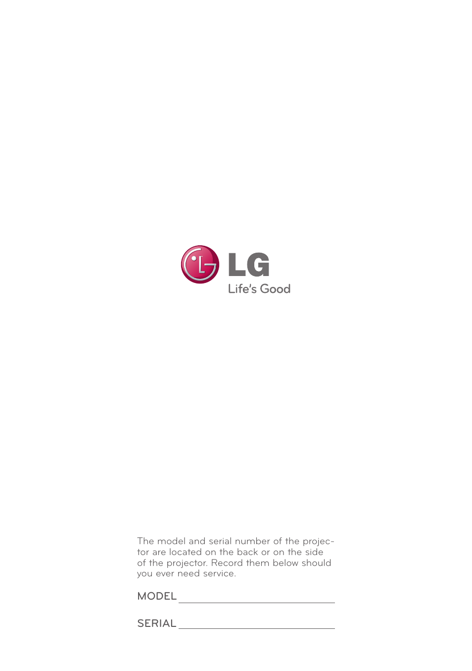 LG PB61U User Manual | Page 67 / 67