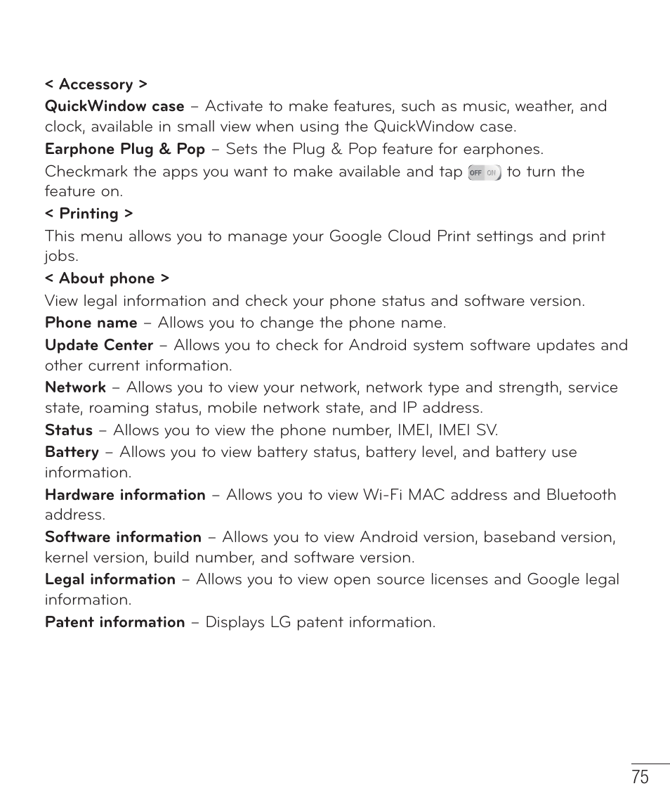 LG LGAS323 User Manual | Page 76 / 110