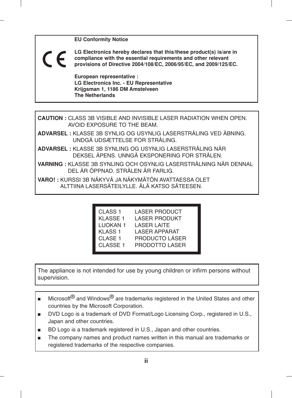 LG WH14NS40 User Manual | Page 3 / 16