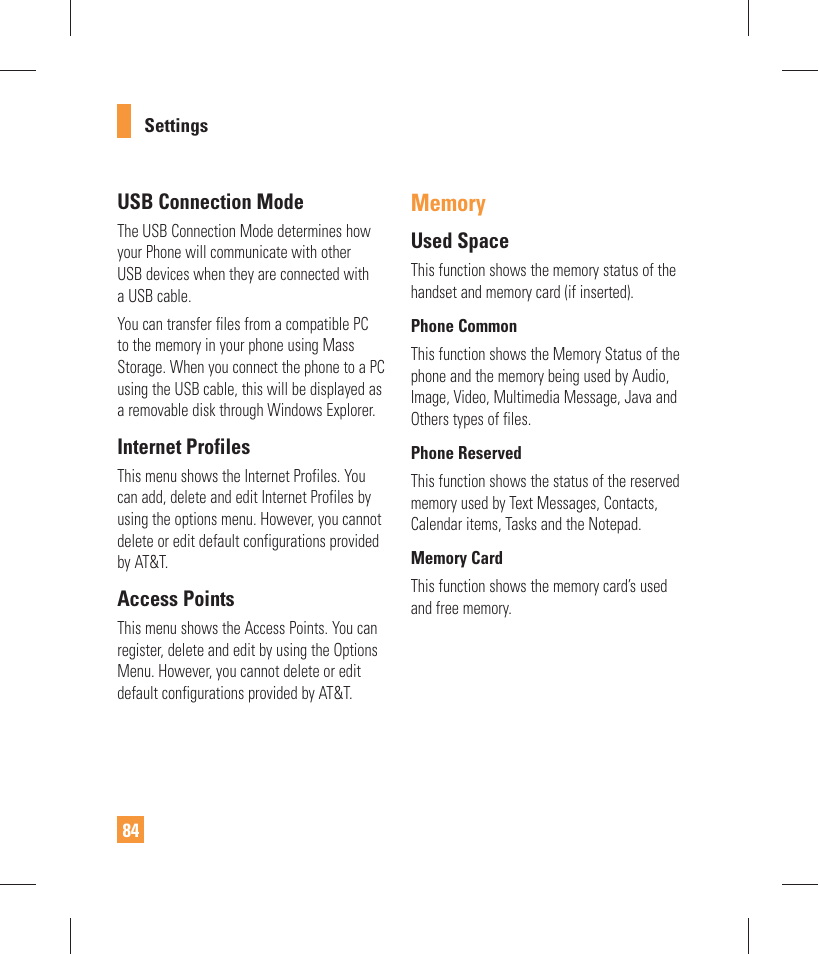 LG GW370 User Manual | Page 88 / 250