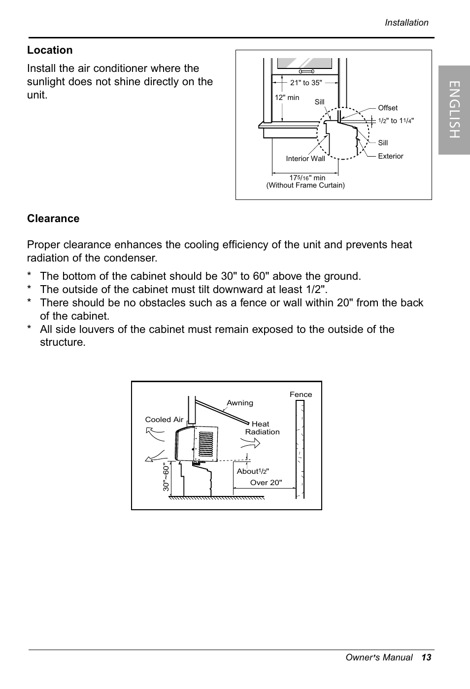 En g lis h | LG RG-51C.AWYAHCI User Manual | Page 13 / 40