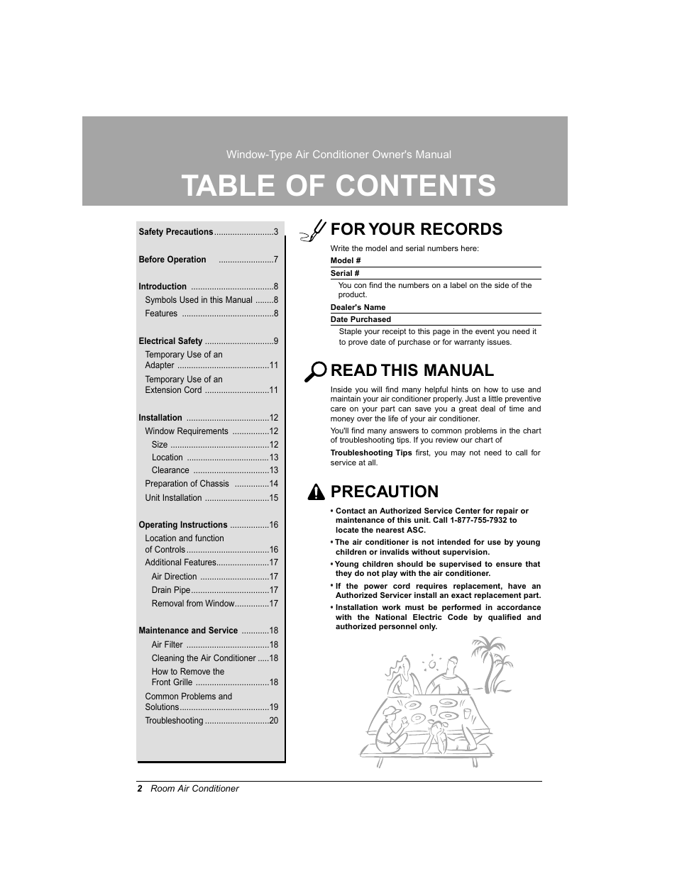 LG RG-51C.AWYAHCI User Manual | Page 2 / 40