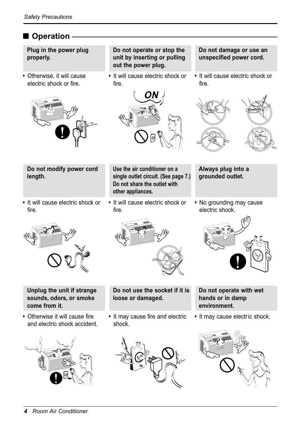 Operation | LG RG-51C.AWYAHCI User Manual | Page 4 / 40