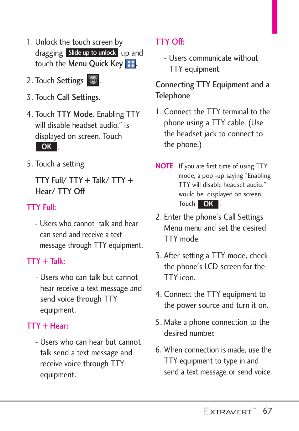 LG VN271 User Manual | Page 69 / 270