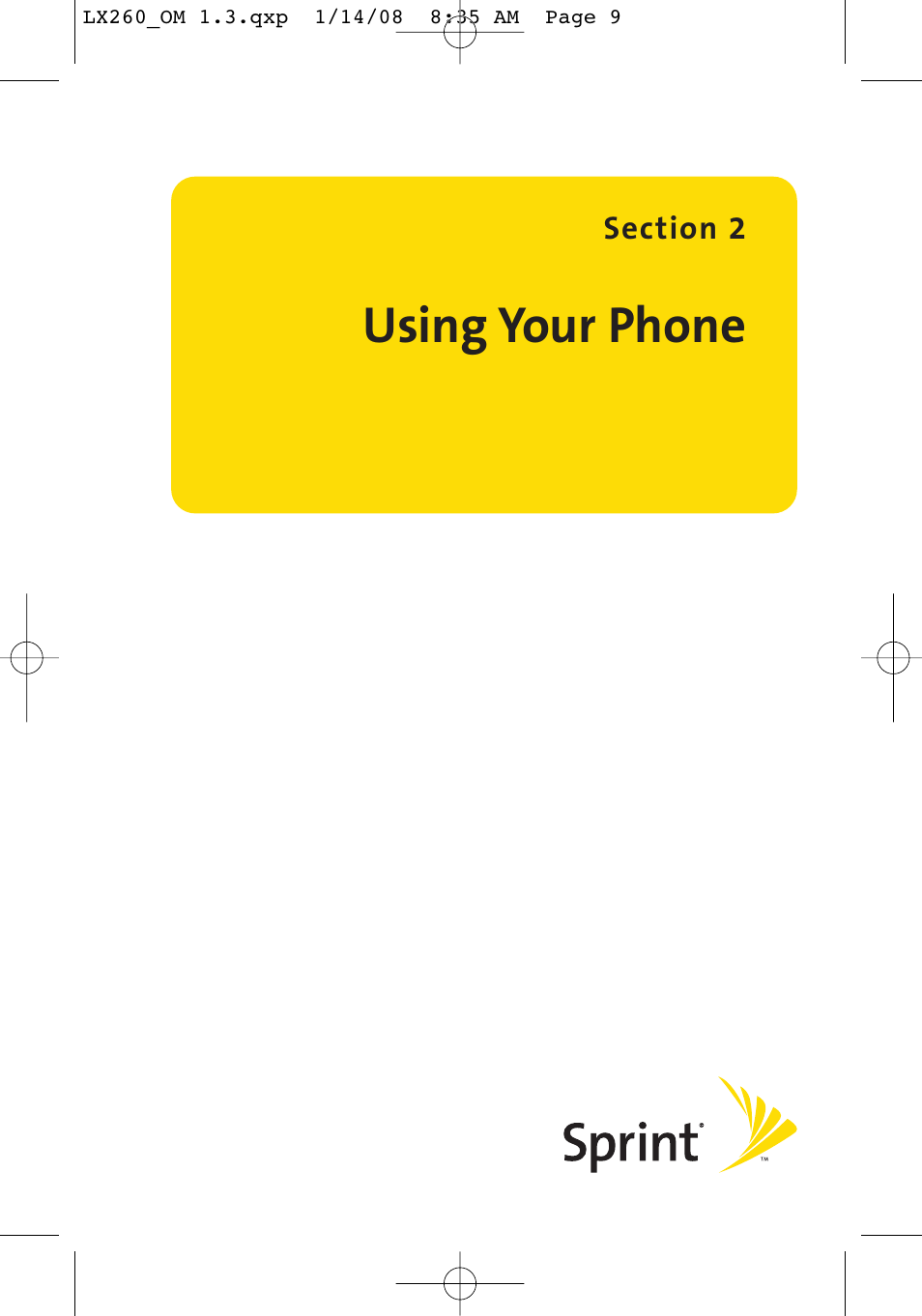 Using your phone | LG LGLX260 User Manual | Page 27 / 220