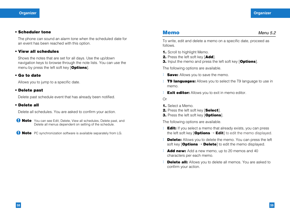 LG G4011GO User Manual | Page 31 / 50