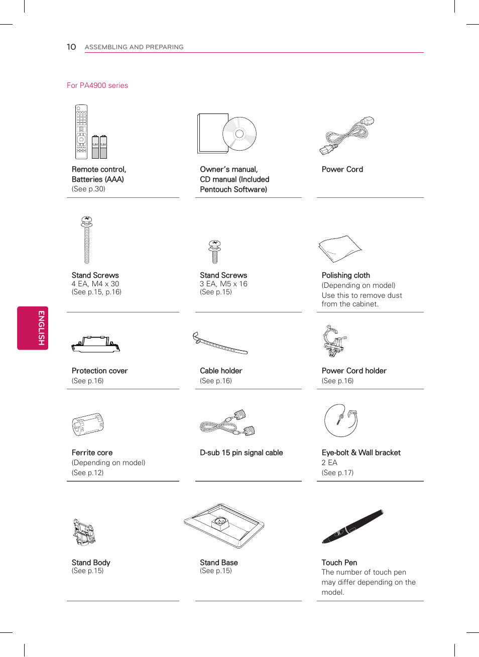 English | LG 60PA6500 User Manual | Page 10 / 52