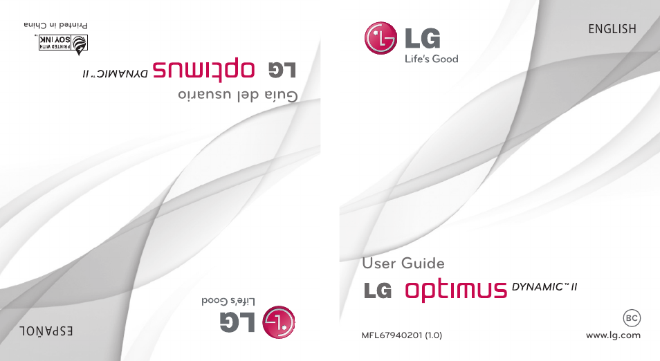 LG LGL39C User Manual | 201 pages