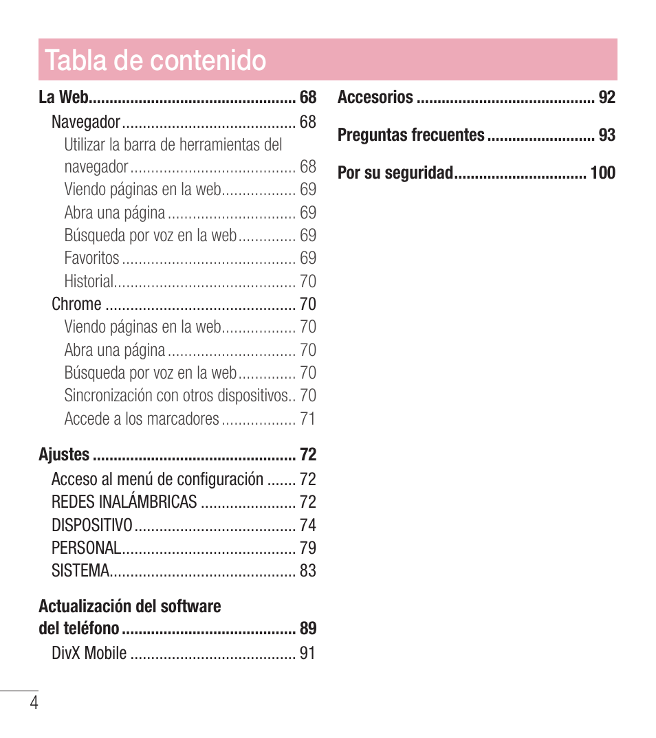 LG LGL39C User Manual | Page 101 / 201