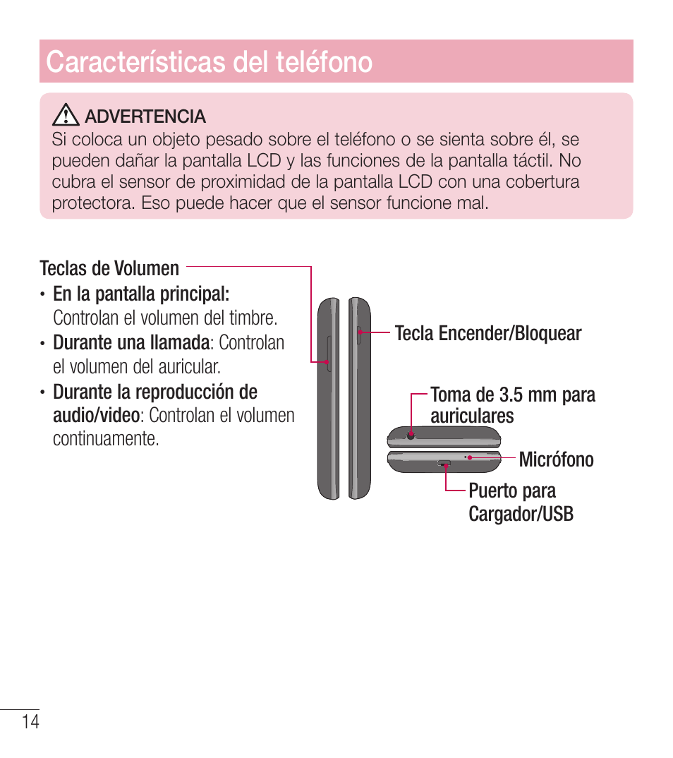 Características del teléfono | LG LGL39C User Manual | Page 111 / 201