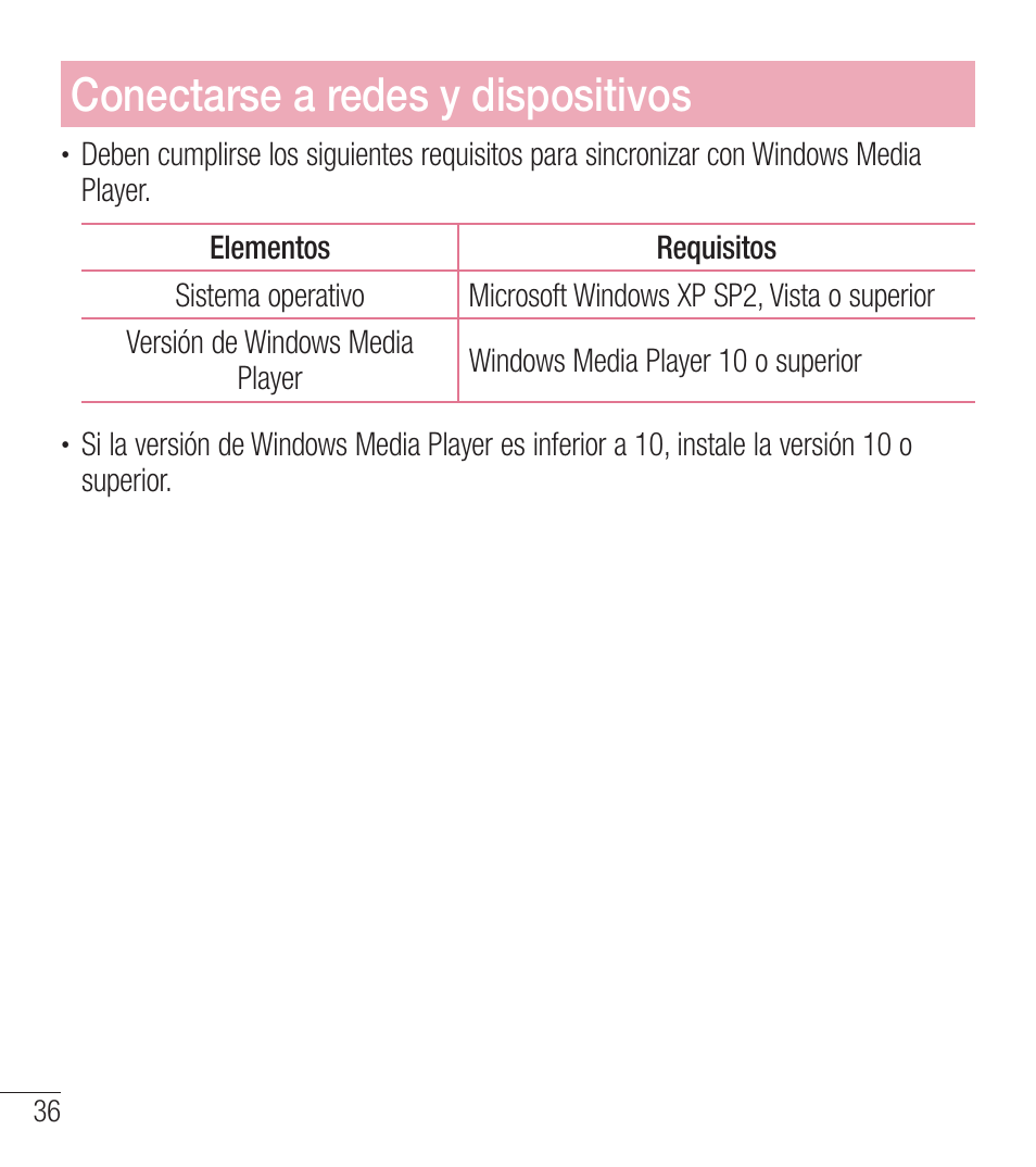 Conectarse a redes y dispositivos | LG LGL39C User Manual | Page 133 / 201