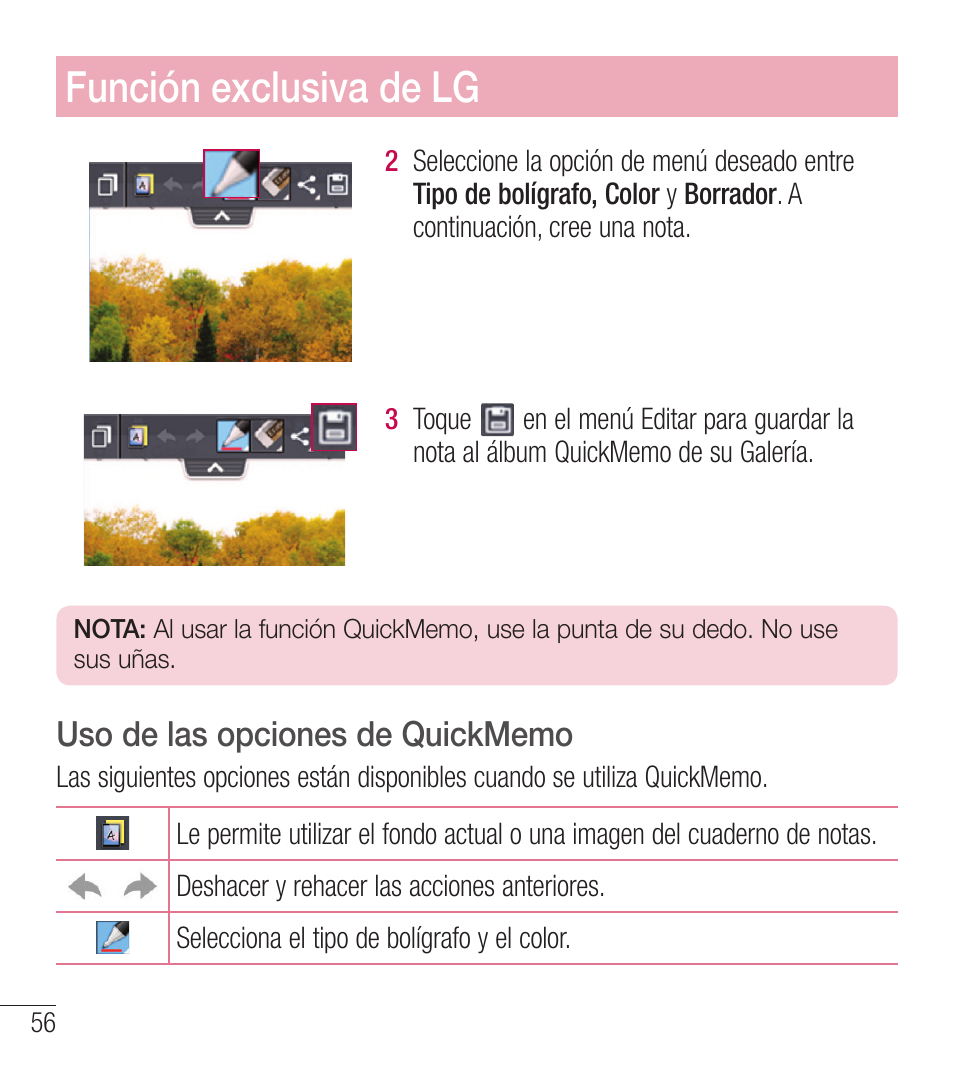 Función exclusiva de lg | LG LGL39C User Manual | Page 153 / 201