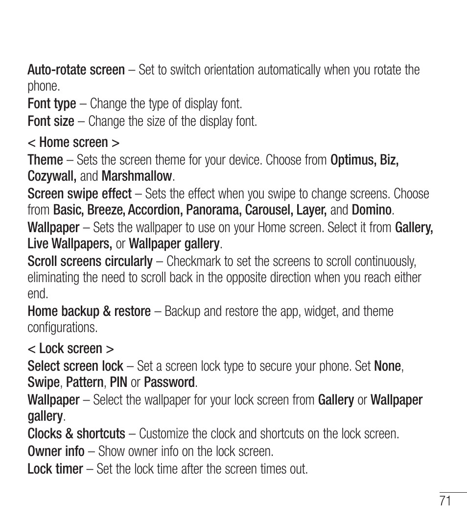 LG LGL39C User Manual | Page 72 / 201