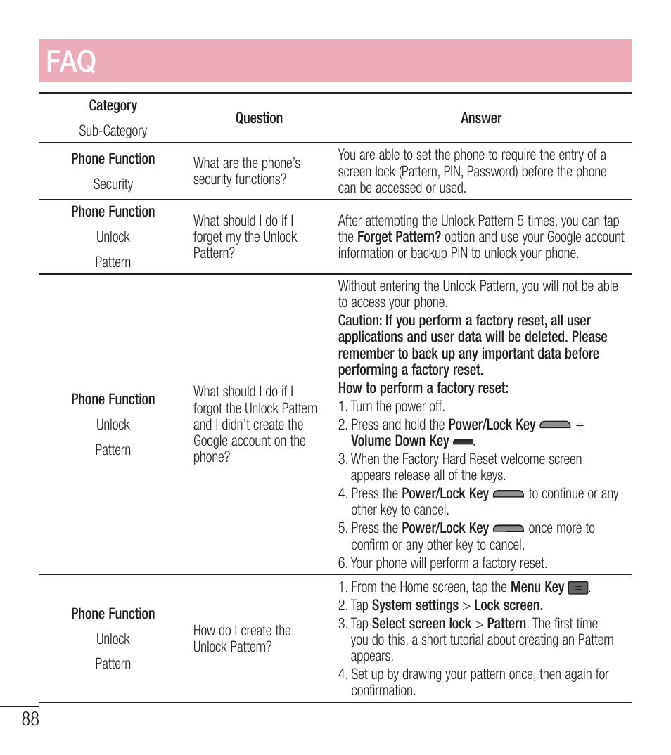 LG LGL39C User Manual | Page 89 / 201