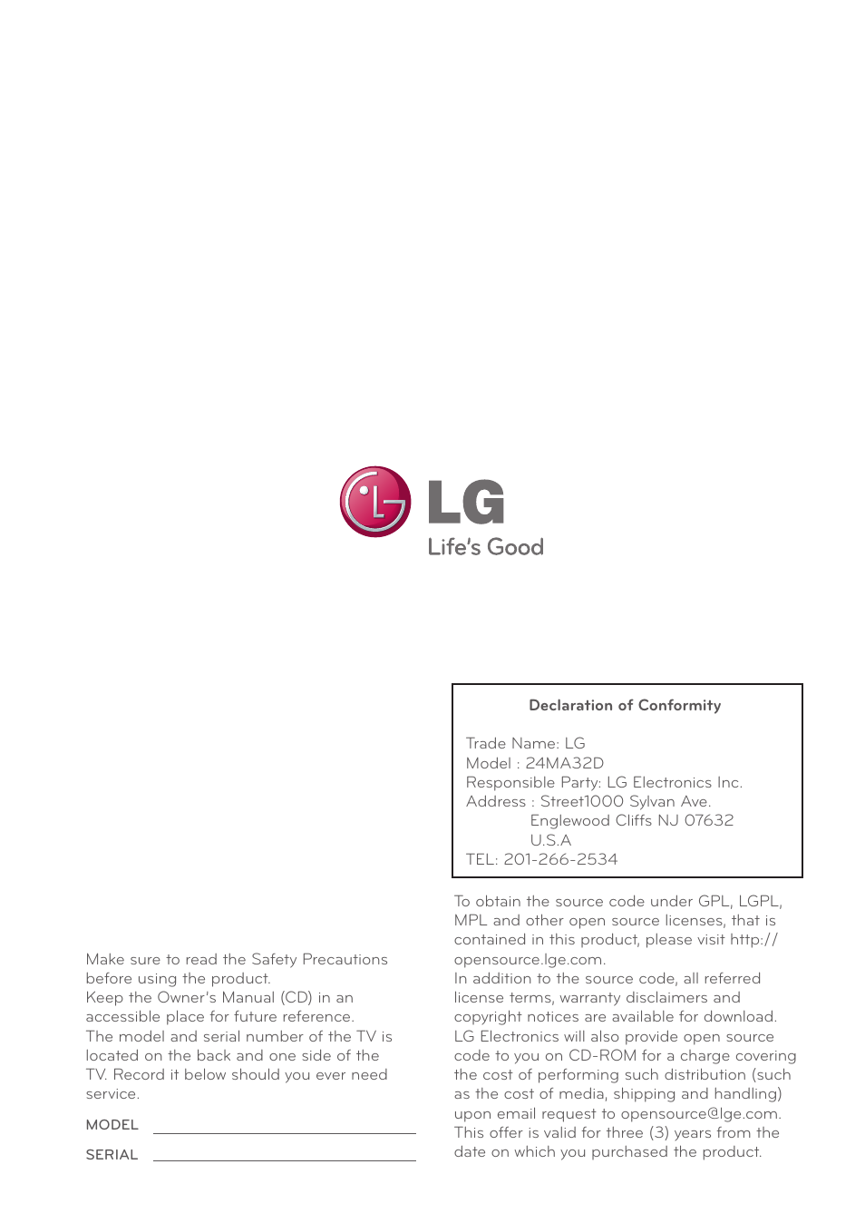 LG 24MA32D-PU User Manual | Page 40 / 40