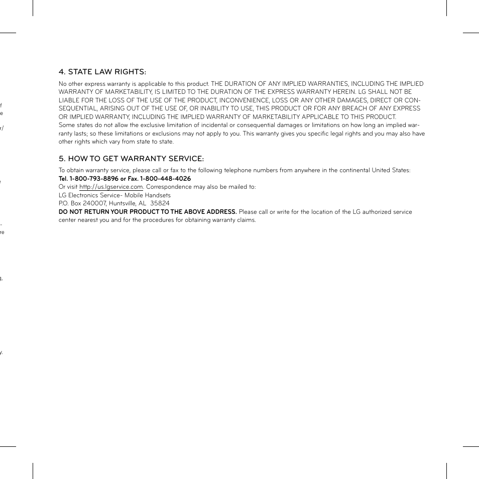 LG GS170 User Manual | Page 41 / 46