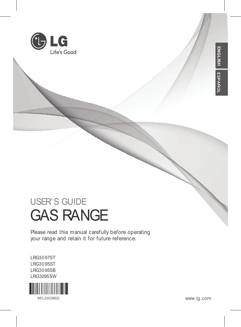 LG LRG3095SW User Manual | 100 pages