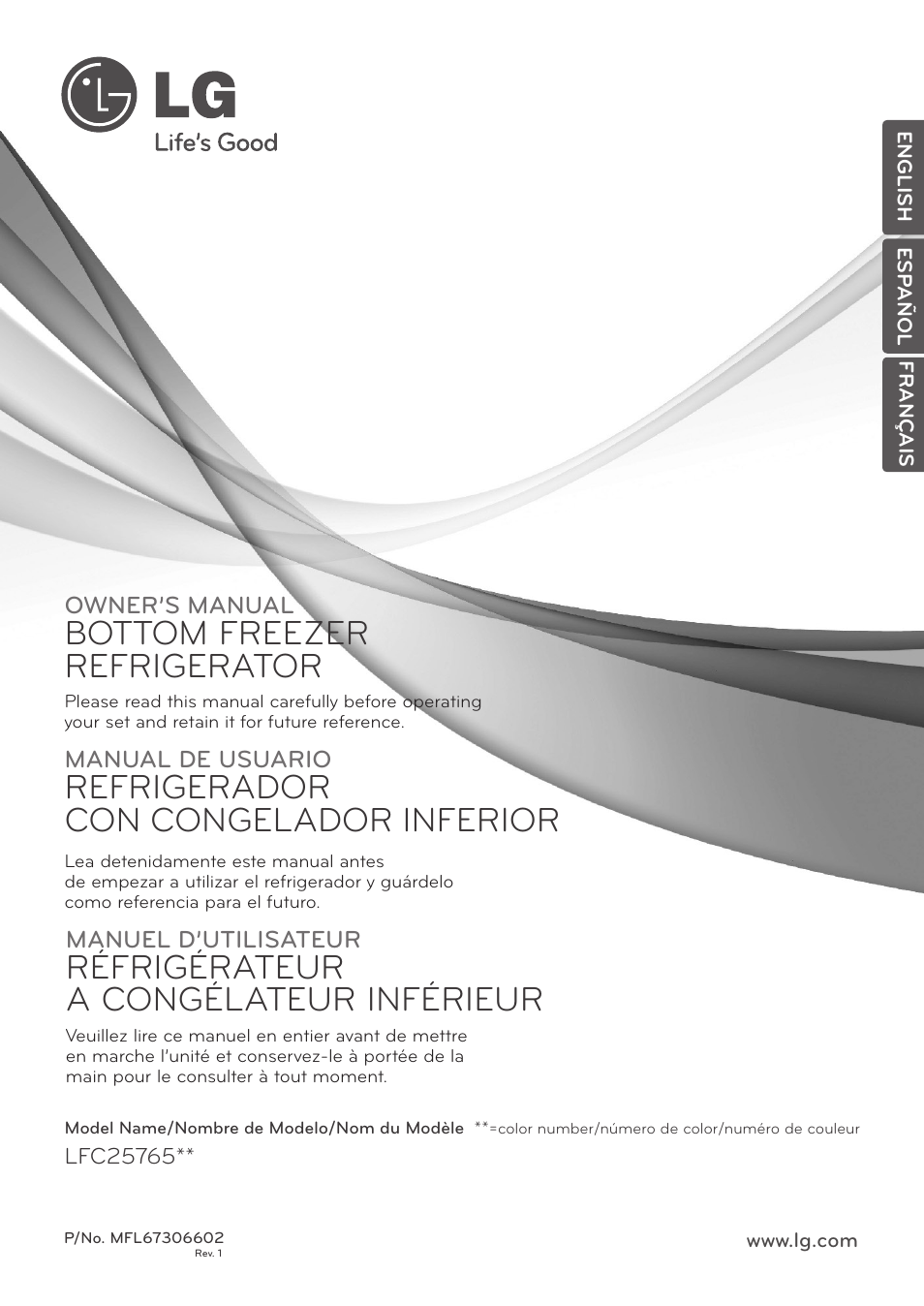 LG LFC25765SW User Manual | 32 pages