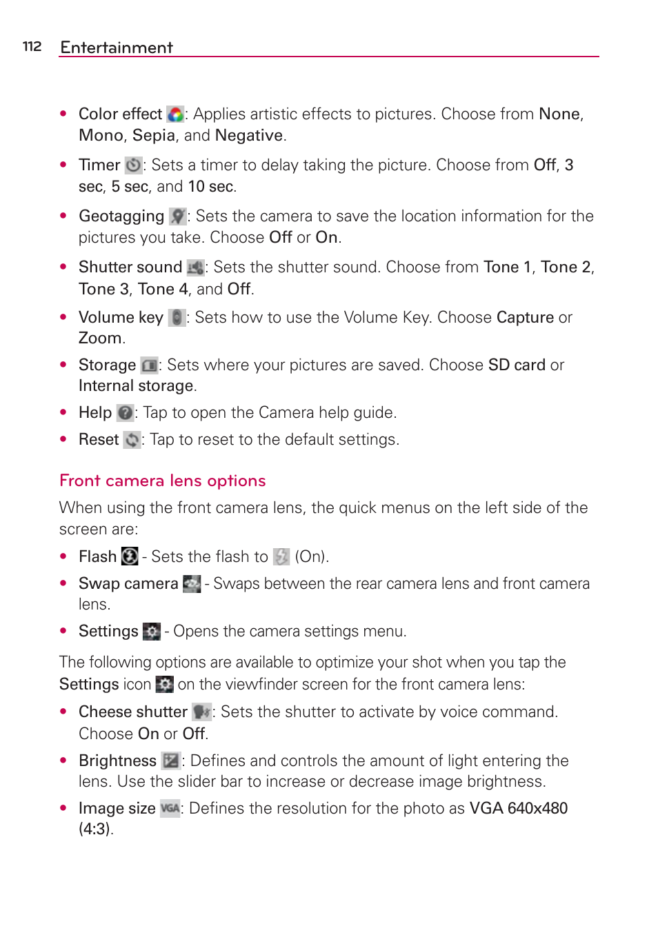 LG LGAS876 User Manual | Page 112 / 218