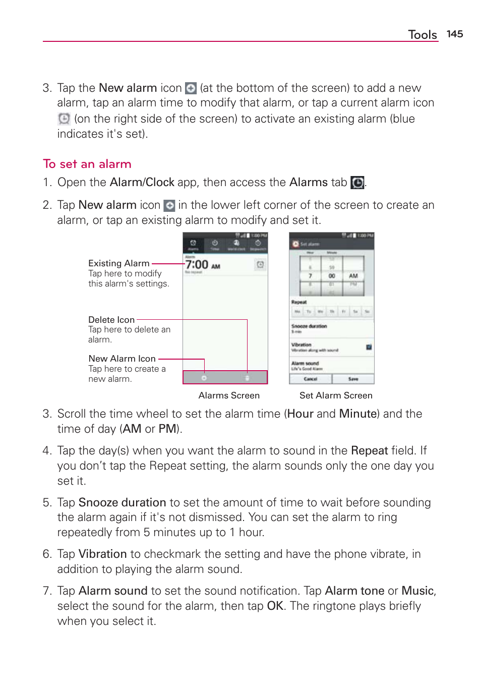 Tools | LG LGAS876 User Manual | Page 145 / 218