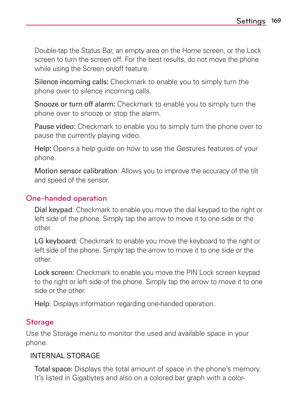 LG LGAS876 User Manual | Page 169 / 218