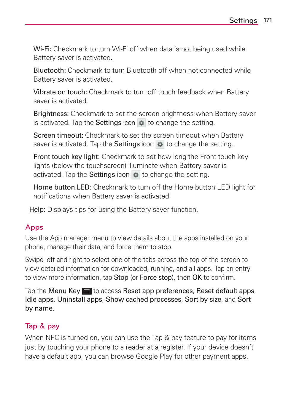 LG LGAS876 User Manual | Page 171 / 218