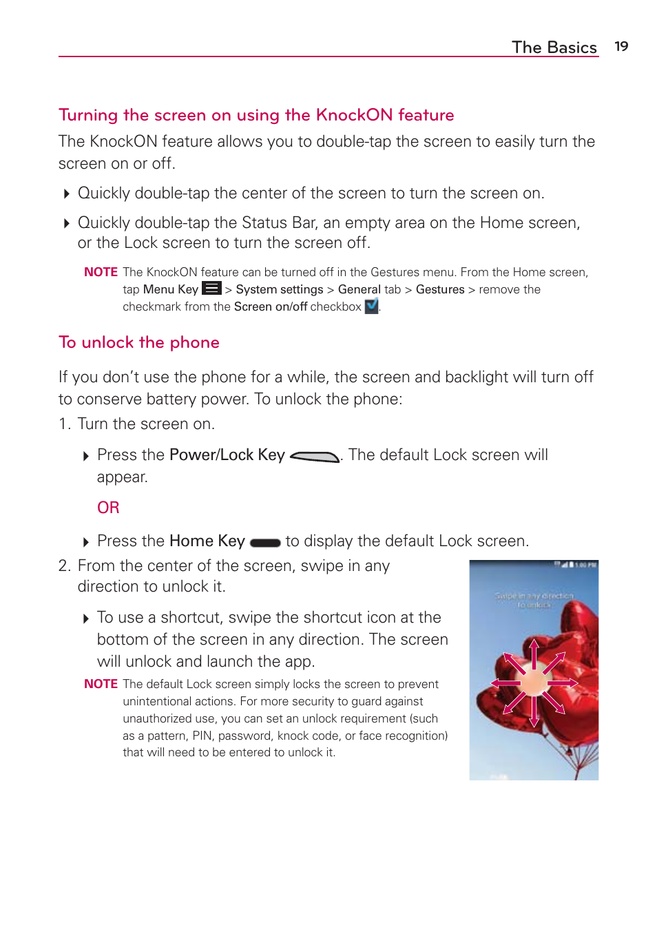 LG LGAS876 User Manual | Page 19 / 218