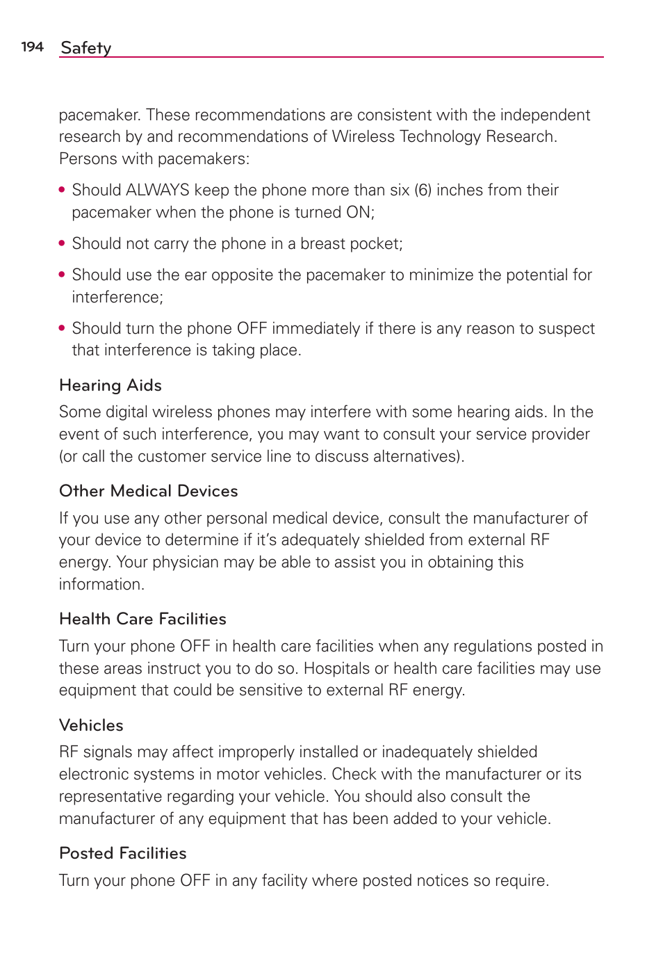 LG LGAS876 User Manual | Page 194 / 218