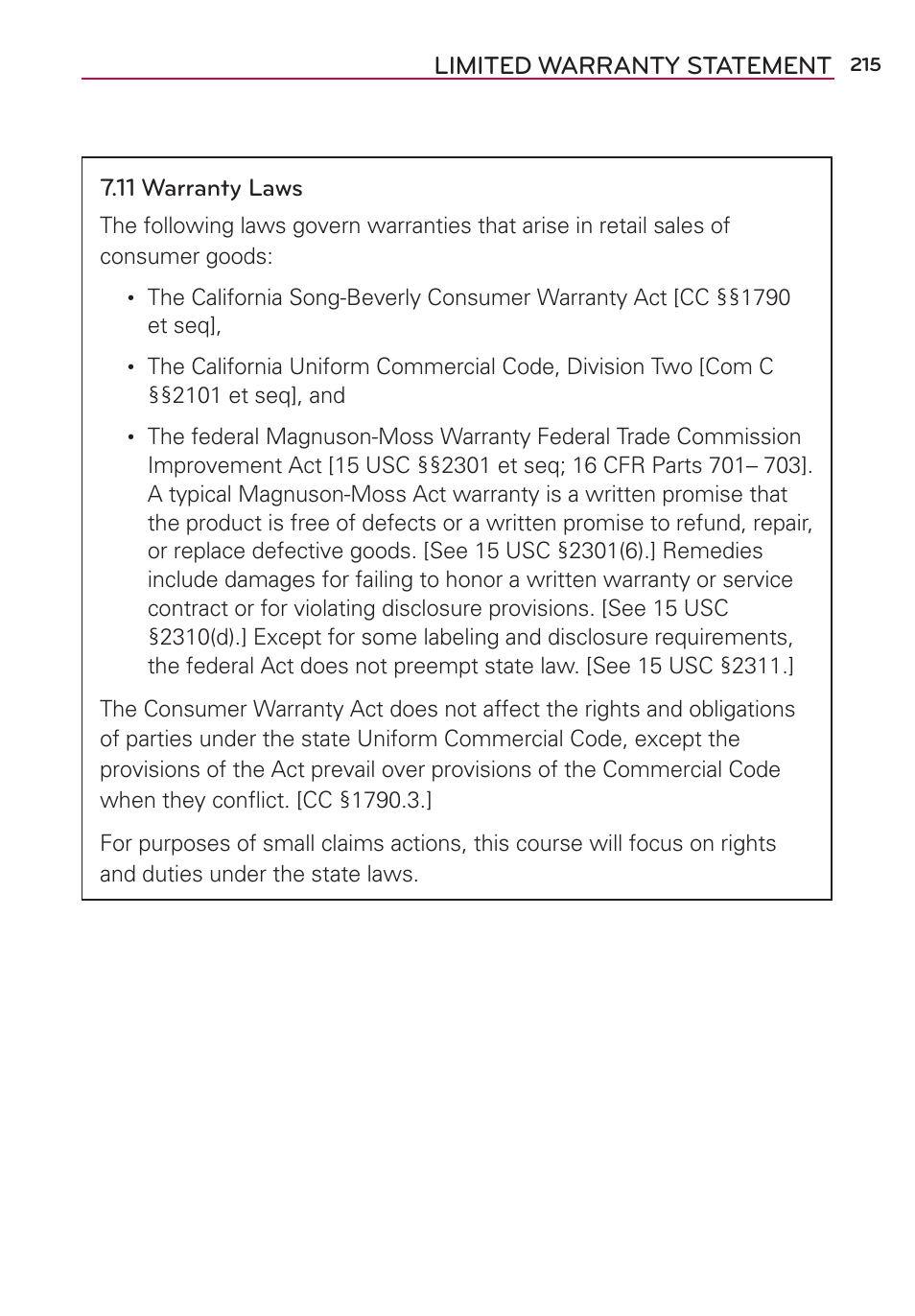 LG LGAS876 User Manual | Page 215 / 218