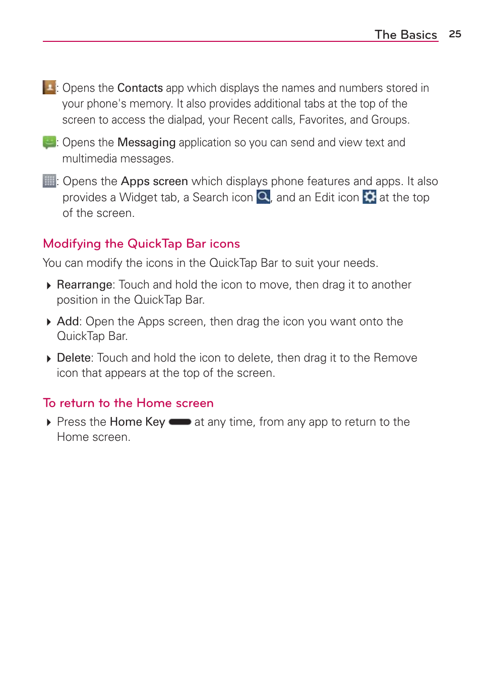 LG LGAS876 User Manual | Page 25 / 218