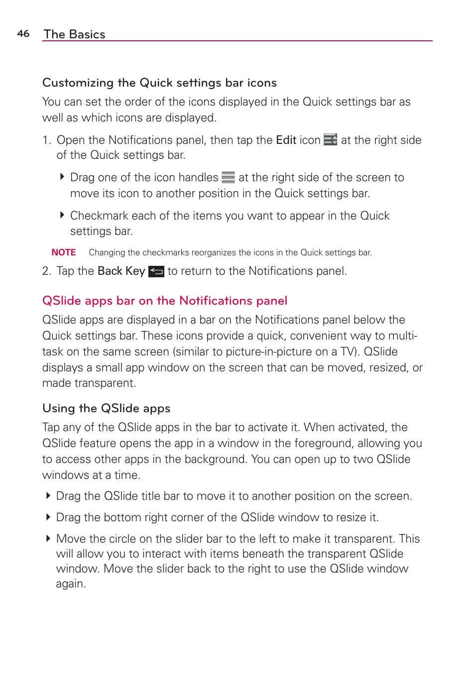 LG LGAS876 User Manual | Page 46 / 218