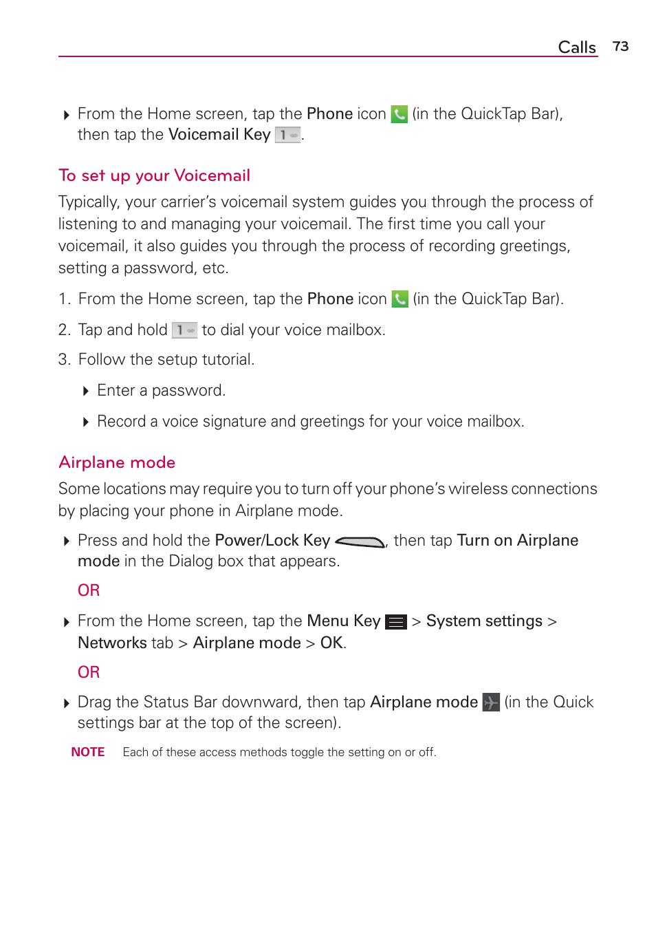 LG LGAS876 User Manual | Page 73 / 218