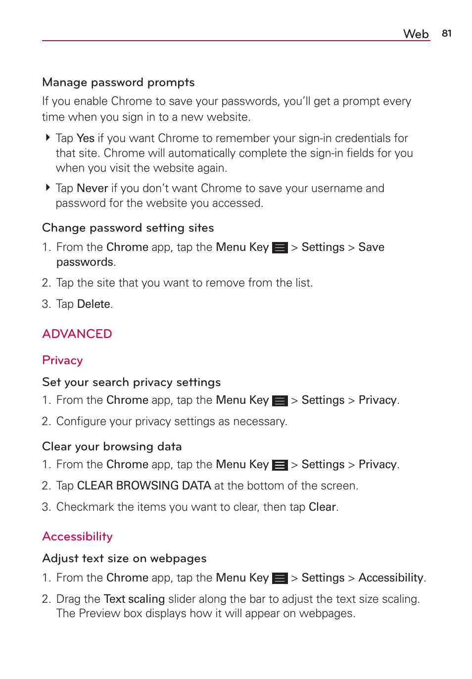 LG LGAS876 User Manual | Page 81 / 218