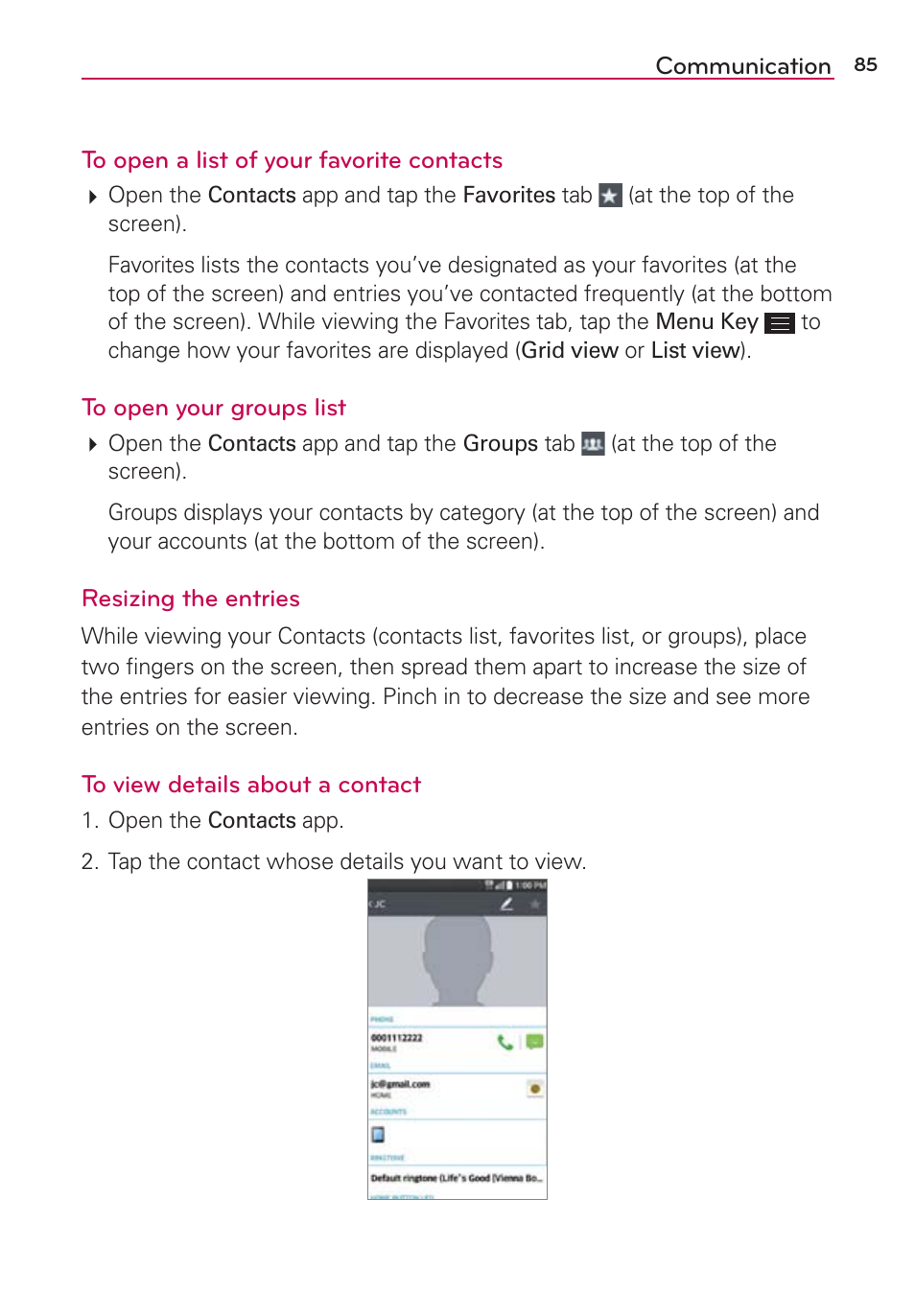 LG LGAS876 User Manual | Page 85 / 218