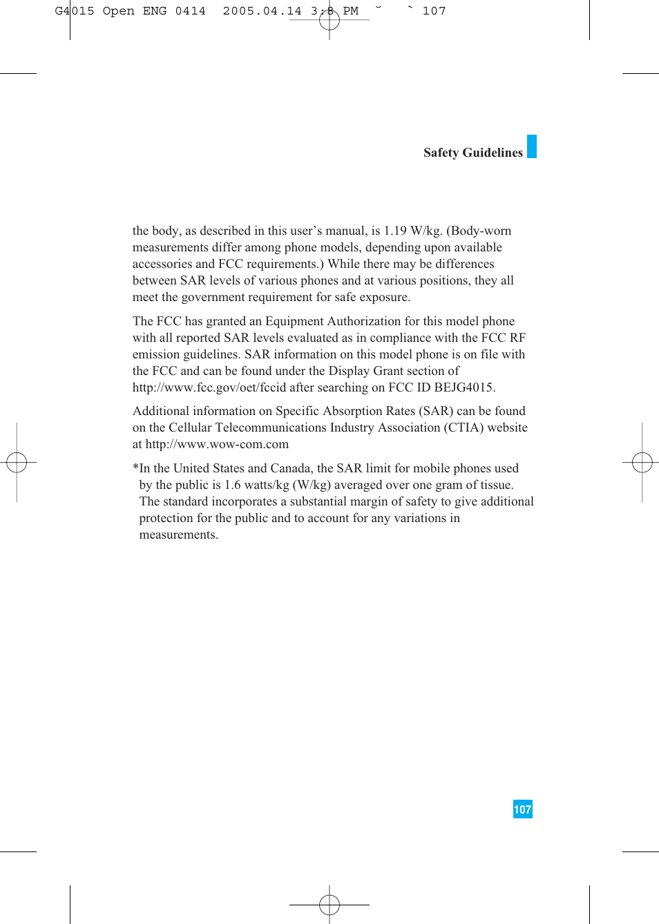LG G4015 User Manual | Page 107 / 228
