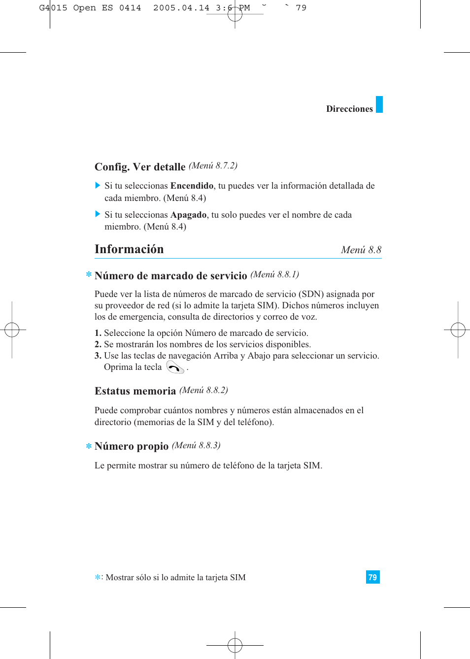 Información | LG G4015 User Manual | Page 187 / 228