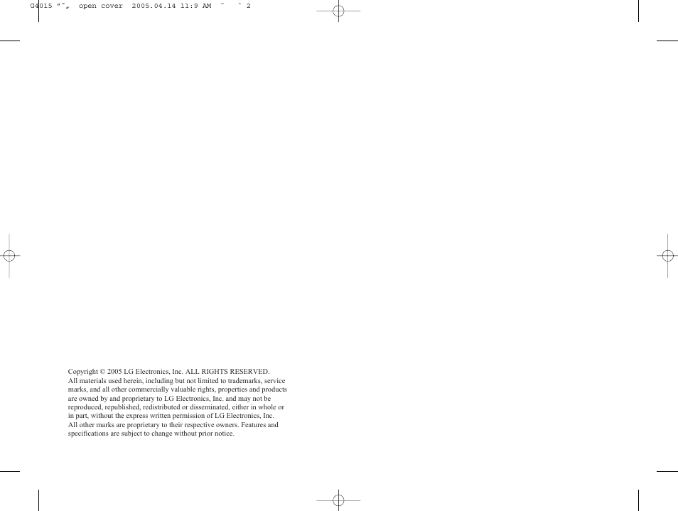 LG G4015 User Manual | Page 2 / 228