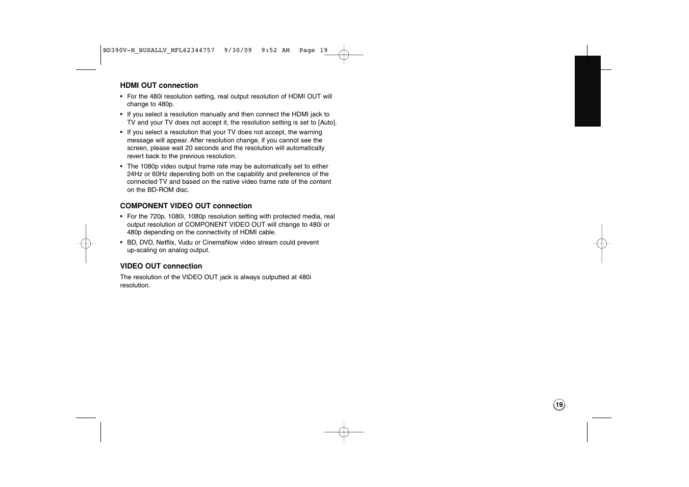 LG BD390 User Manual | Page 19 / 76