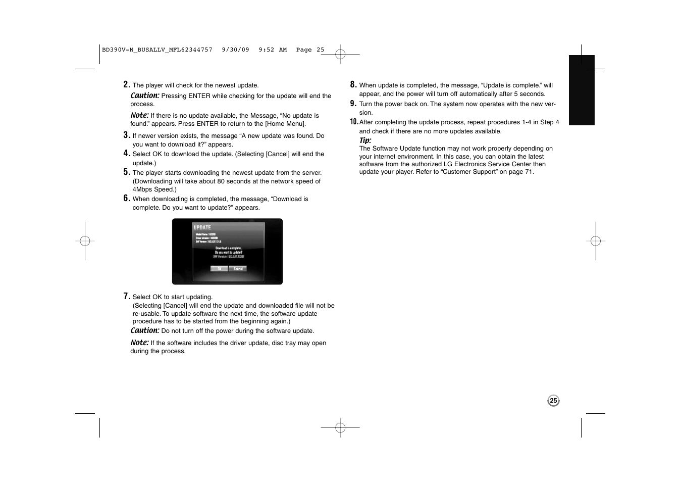 LG BD390 User Manual | Page 25 / 76