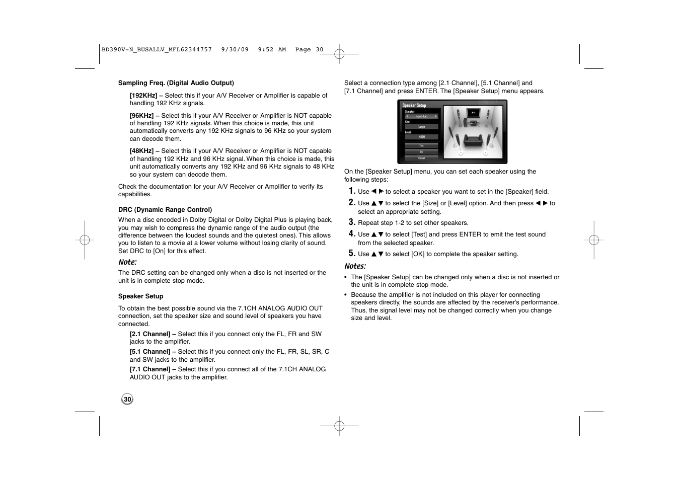 LG BD390 User Manual | Page 30 / 76