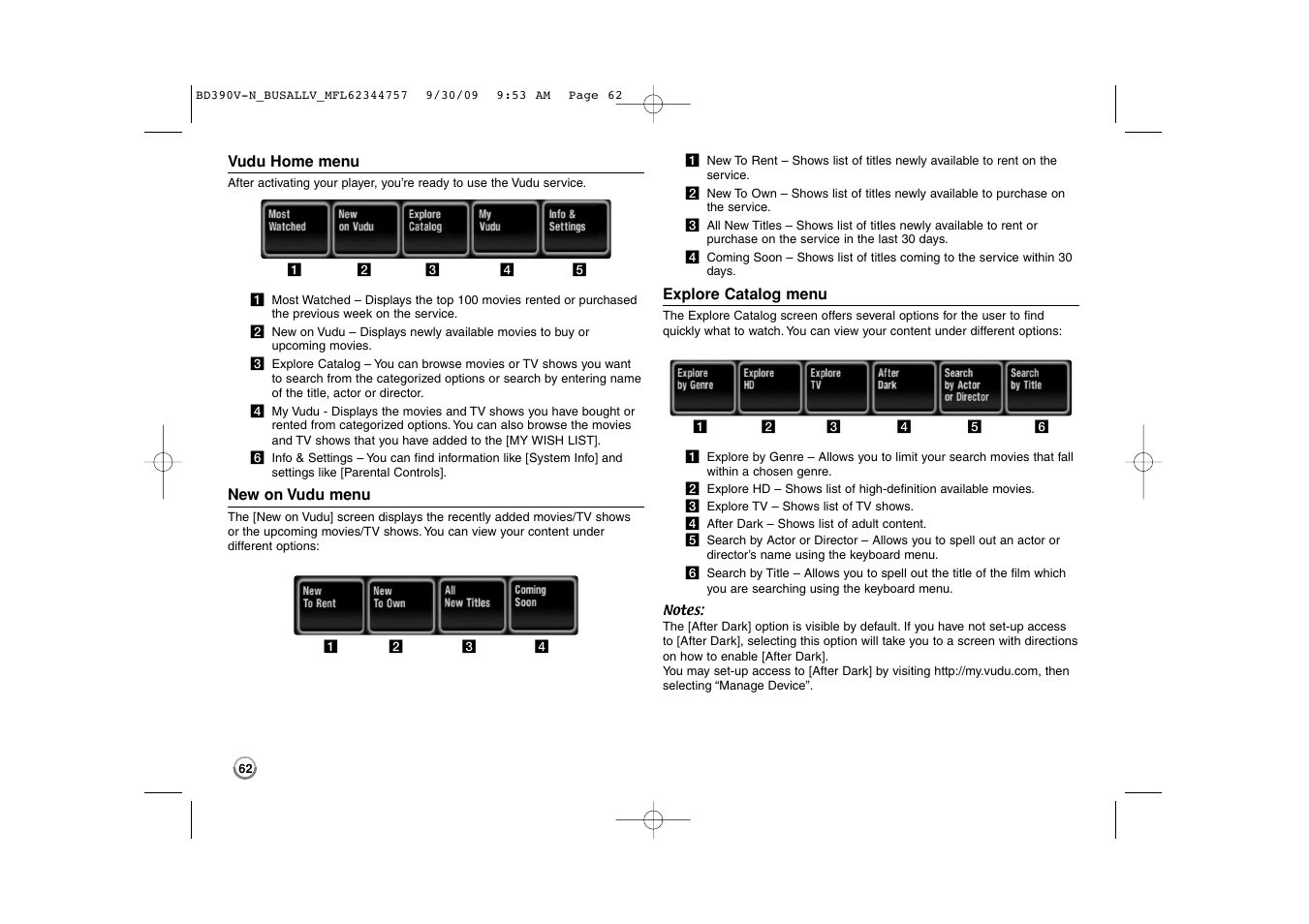 LG BD390 User Manual | Page 62 / 76