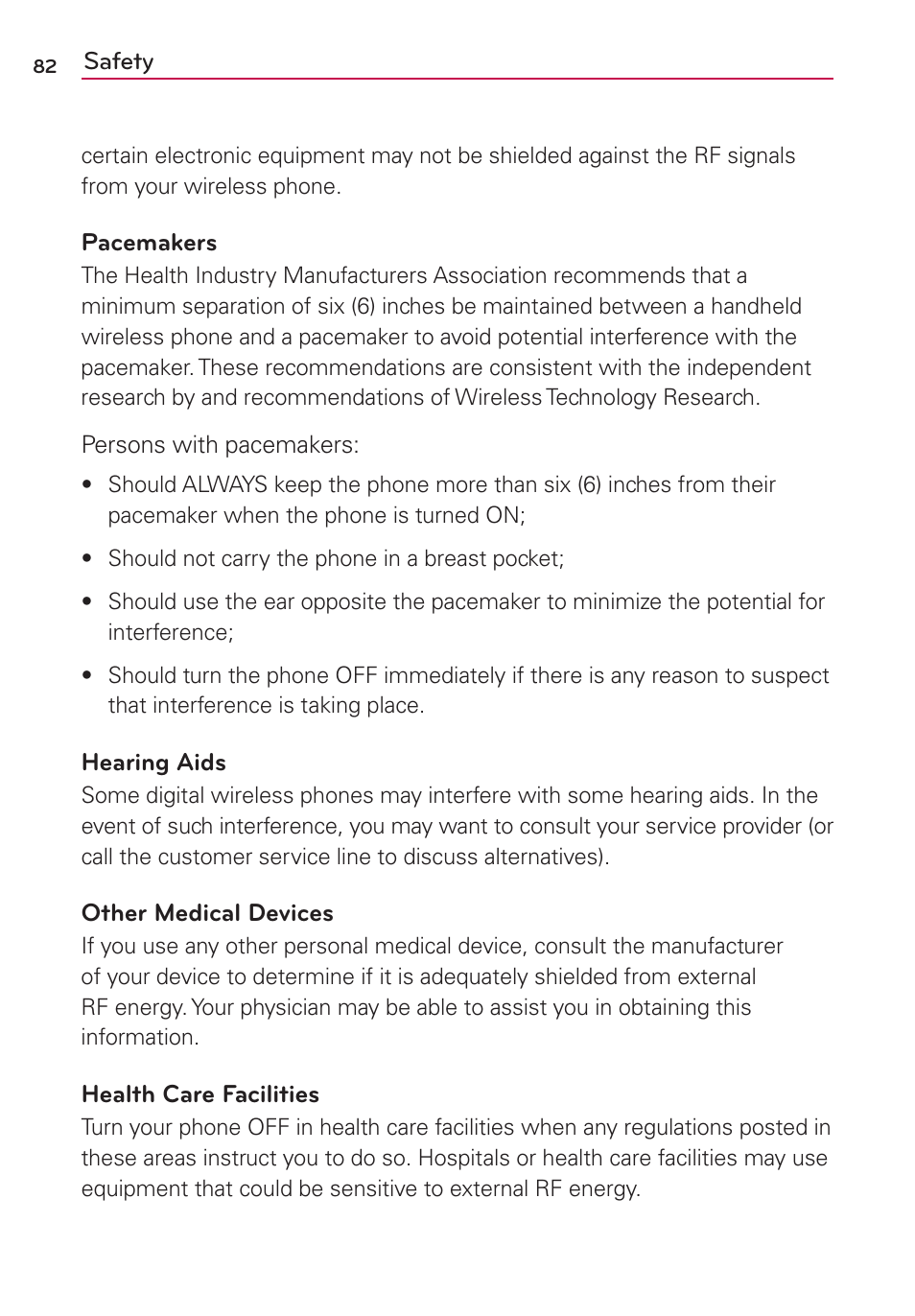 LG LS860 User Manual | Page 82 / 105