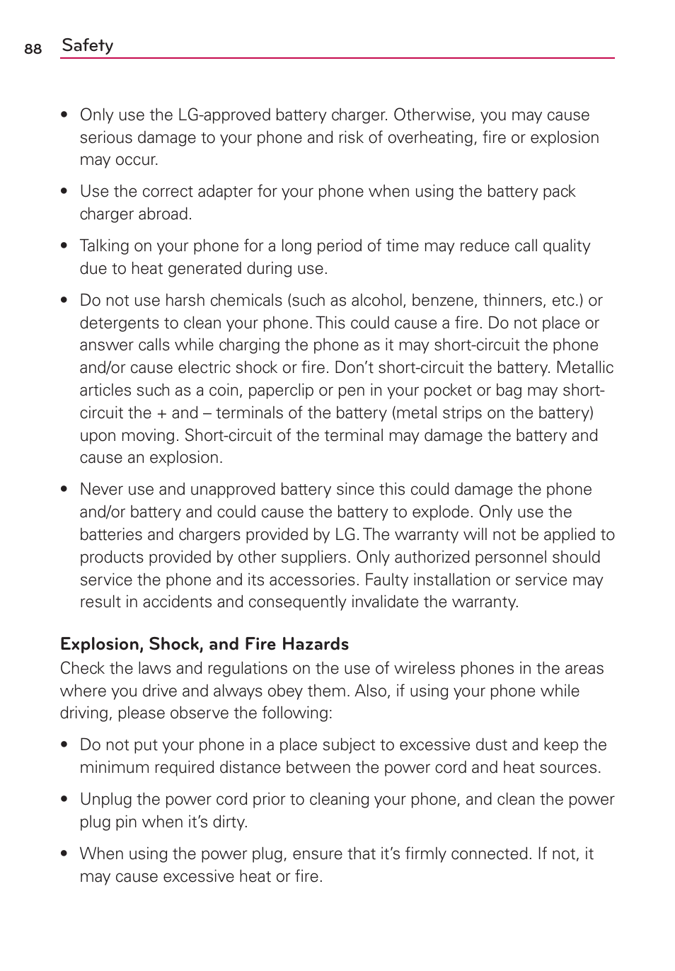 LG LS860 User Manual | Page 88 / 105