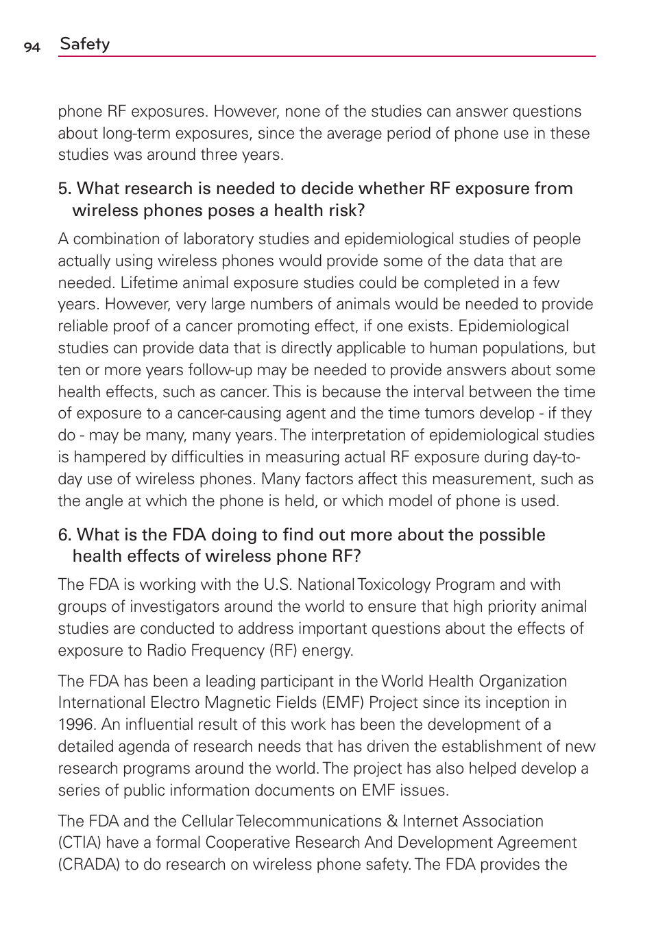 LG LS860 User Manual | Page 94 / 105