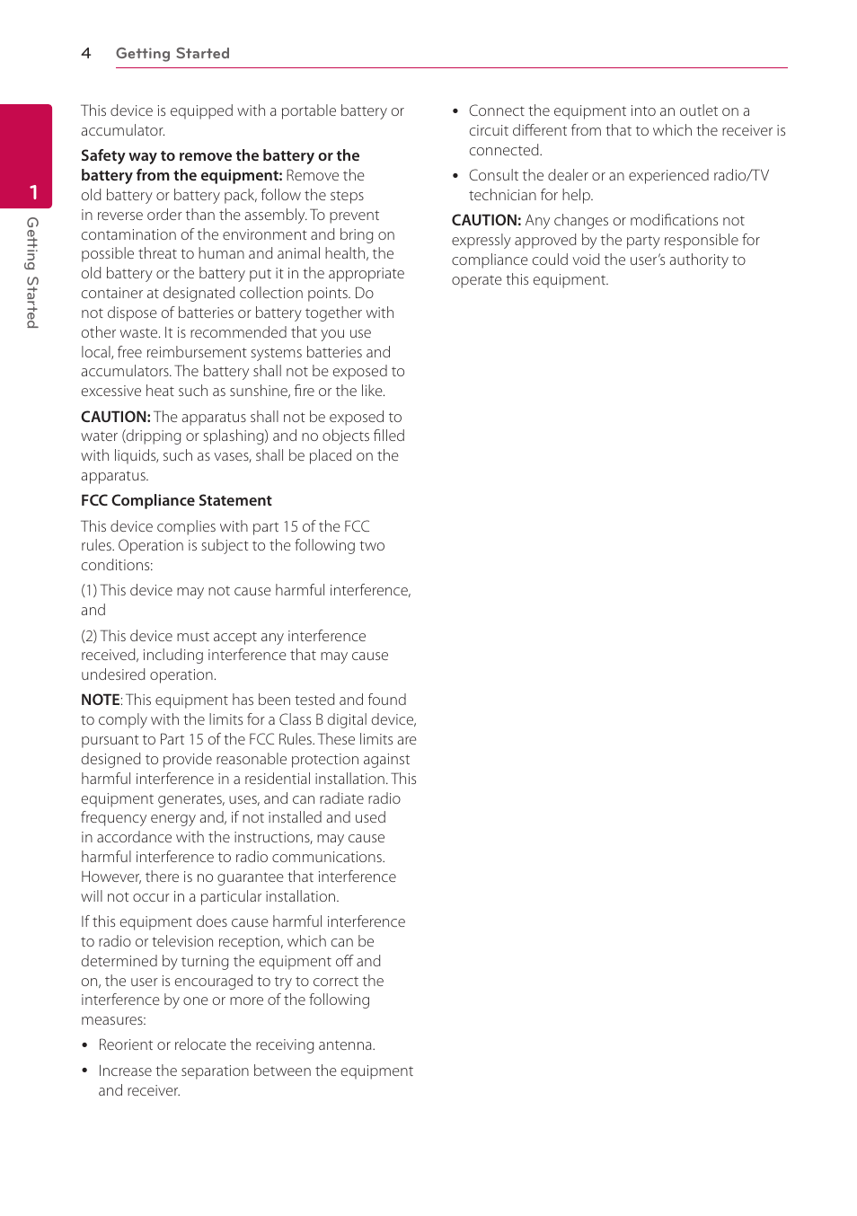 LG BD645 User Manual | Page 4 / 56