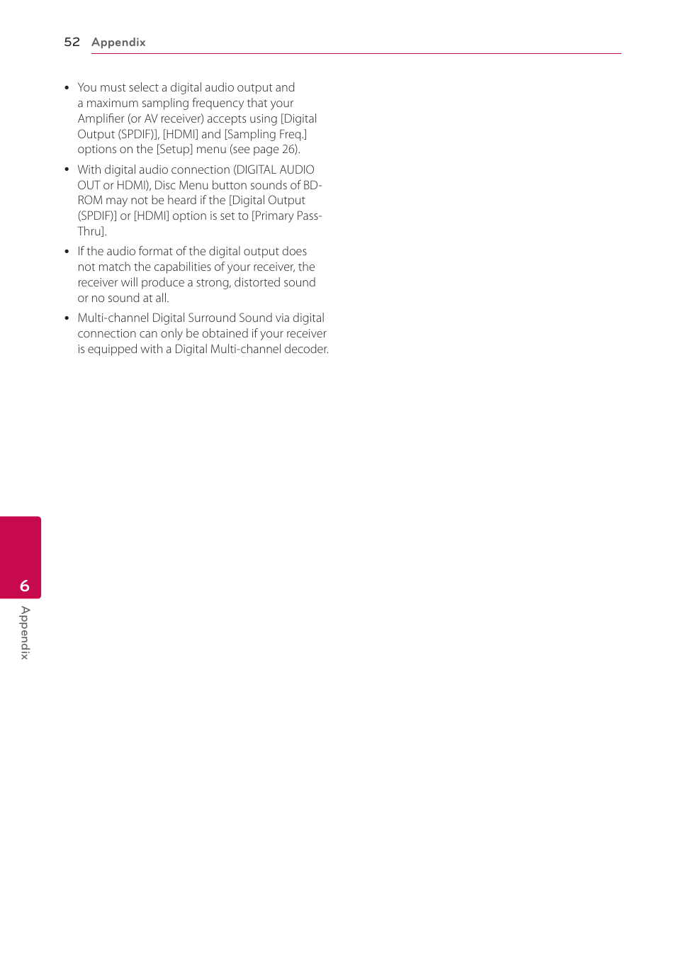 LG BD645 User Manual | Page 52 / 56