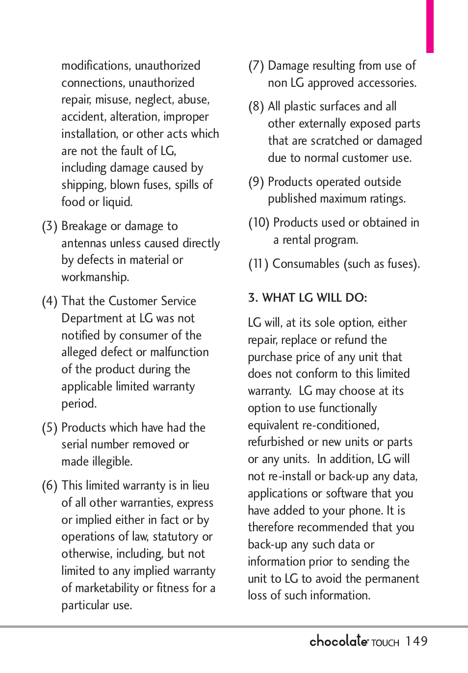 Glossary, Terminology, Acronyms and abbreviations | LG LGVX8575 User Manual | Page 151 / 160