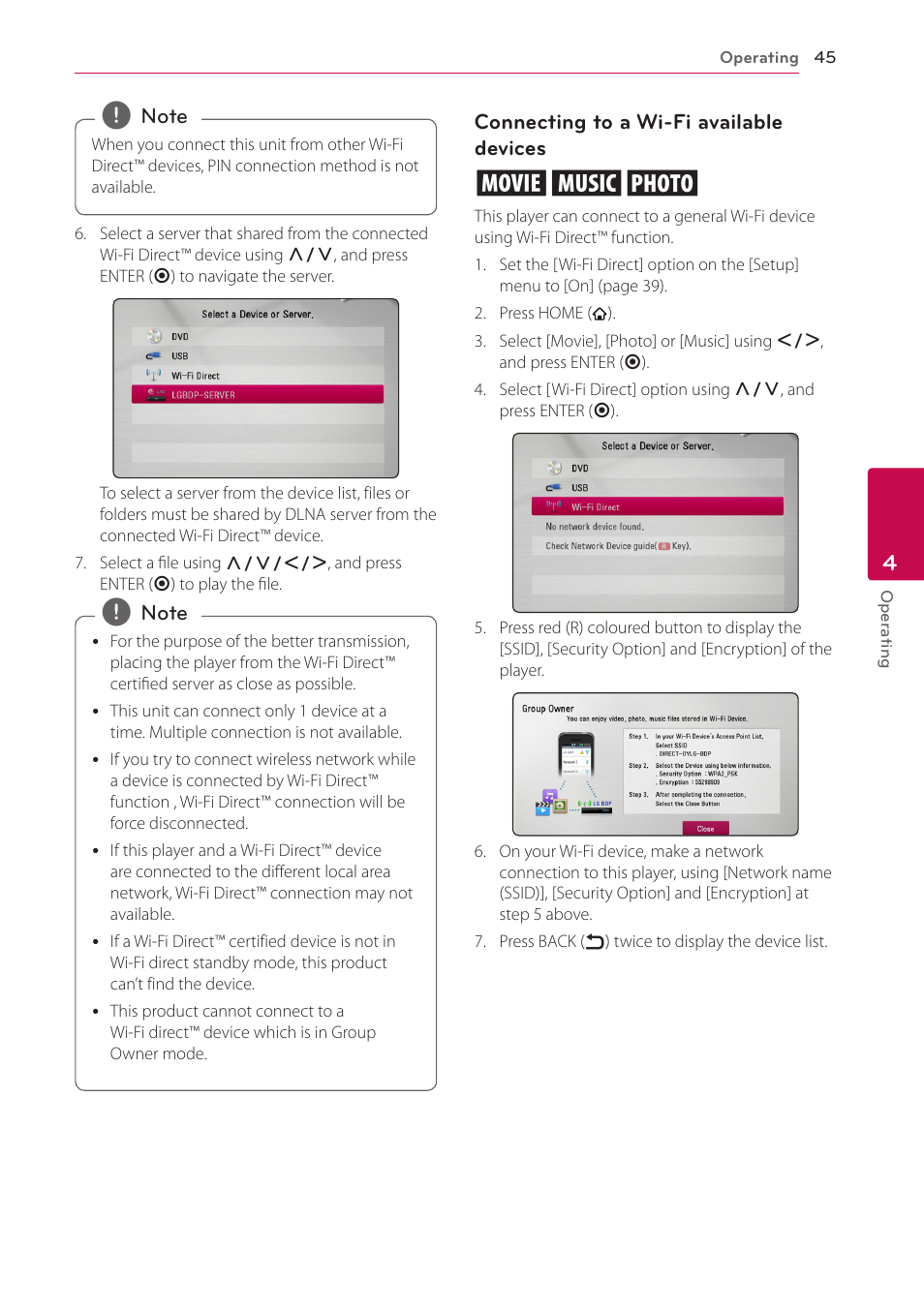 LG BH9220BW User Manual | Page 45 / 82