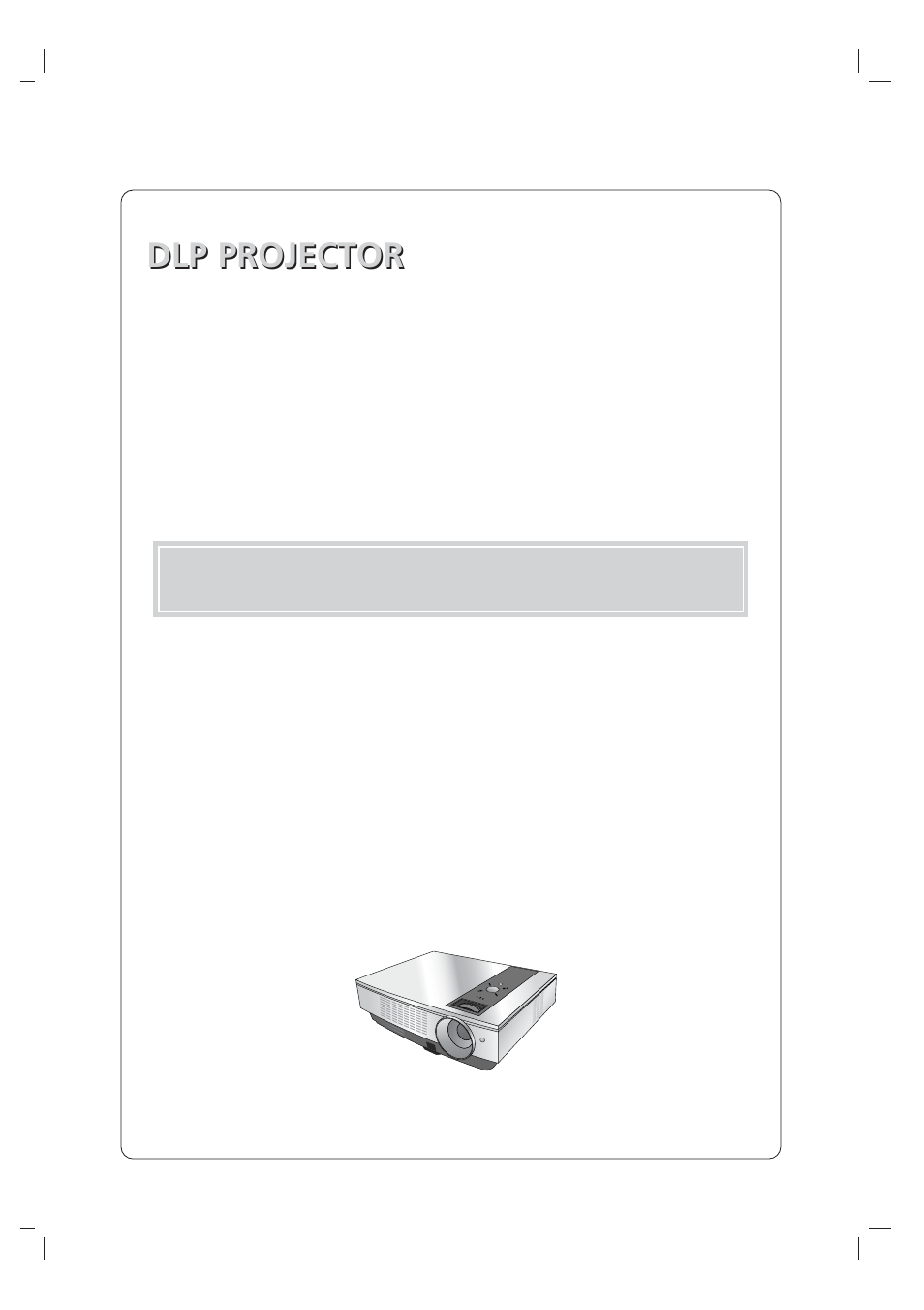 Dlp projector | LG DX535 User Manual | Page 2 / 38